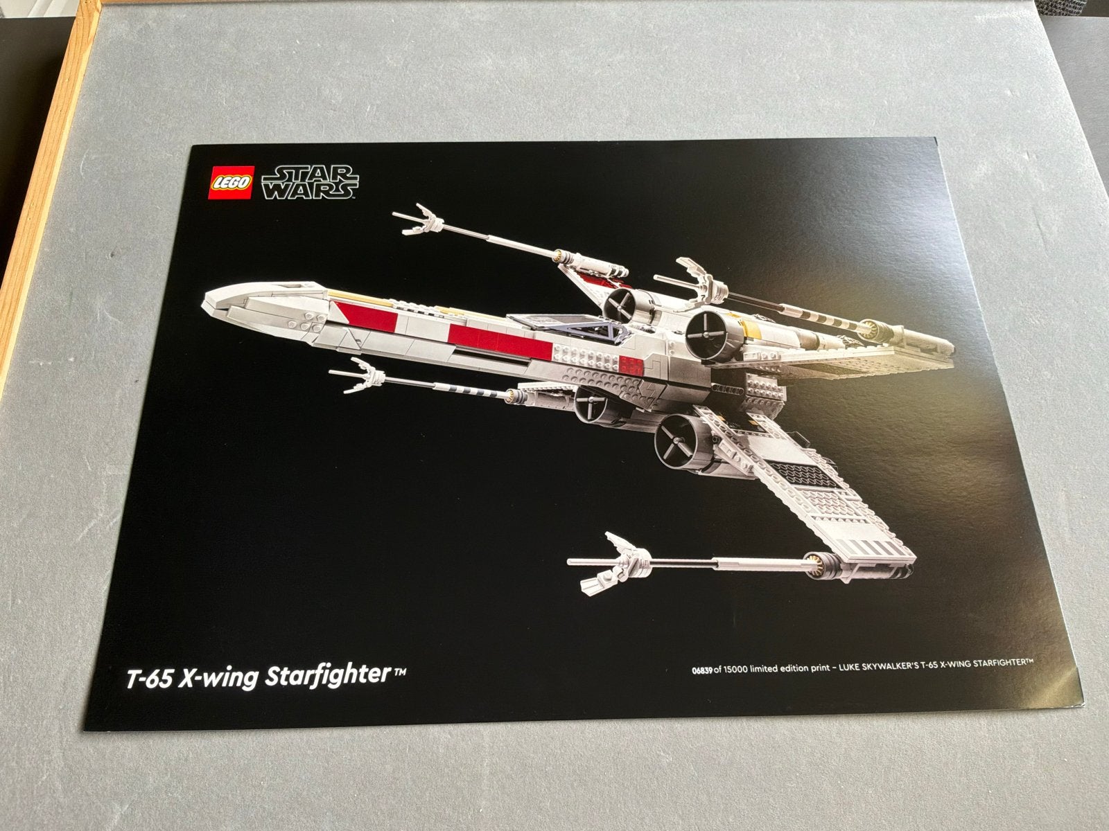 Lego Star Wars T-65 X-wing Starfighter Limited Edition Print, Star Wars, Lego, Overige typen, Nieuw