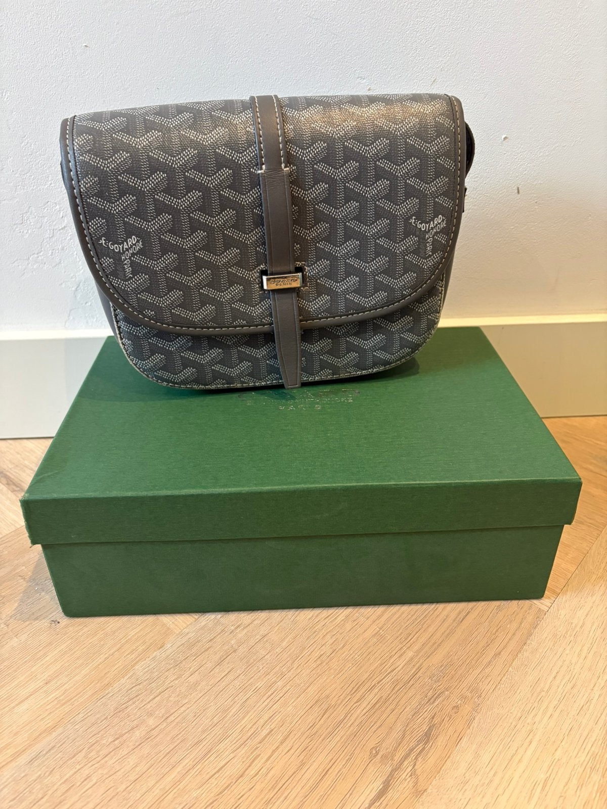 Goyard bag, Ophalen of Verzenden, Zo goed als nieuw, Grijs, Overige merken