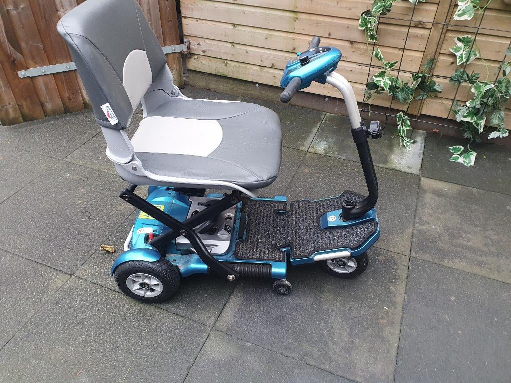 Scootmobiel mango bobby blue deluxe 3W, Ophalen, Gebruikt