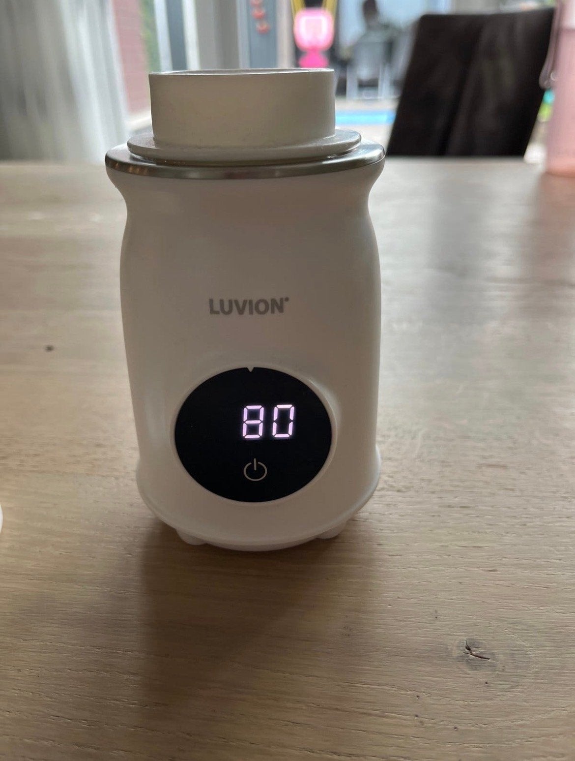 Luvion flessenwarmer, Ophalen of Verzenden, Gebruikt, Flessen- of potjesverwarmer, Luvion