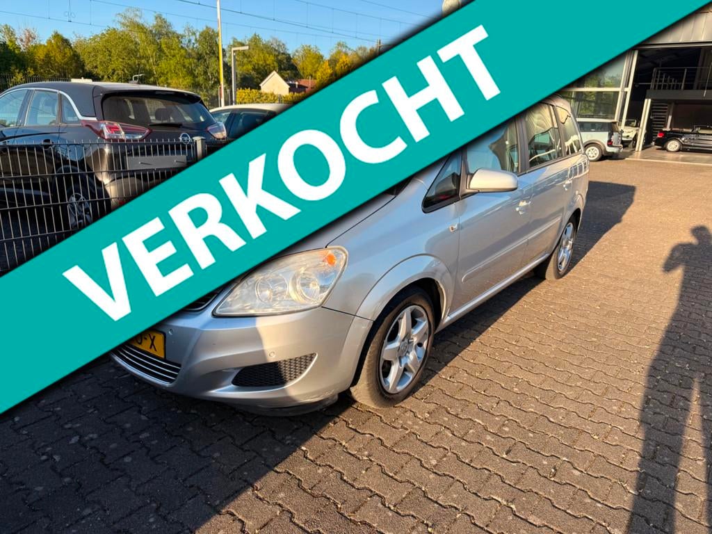 Opel Zafira 1.6 Essentia airco EXPORT, Auto's, Opel, Voorwielaandrijving, Gebruikt, 4 cilinders, 1000 kg