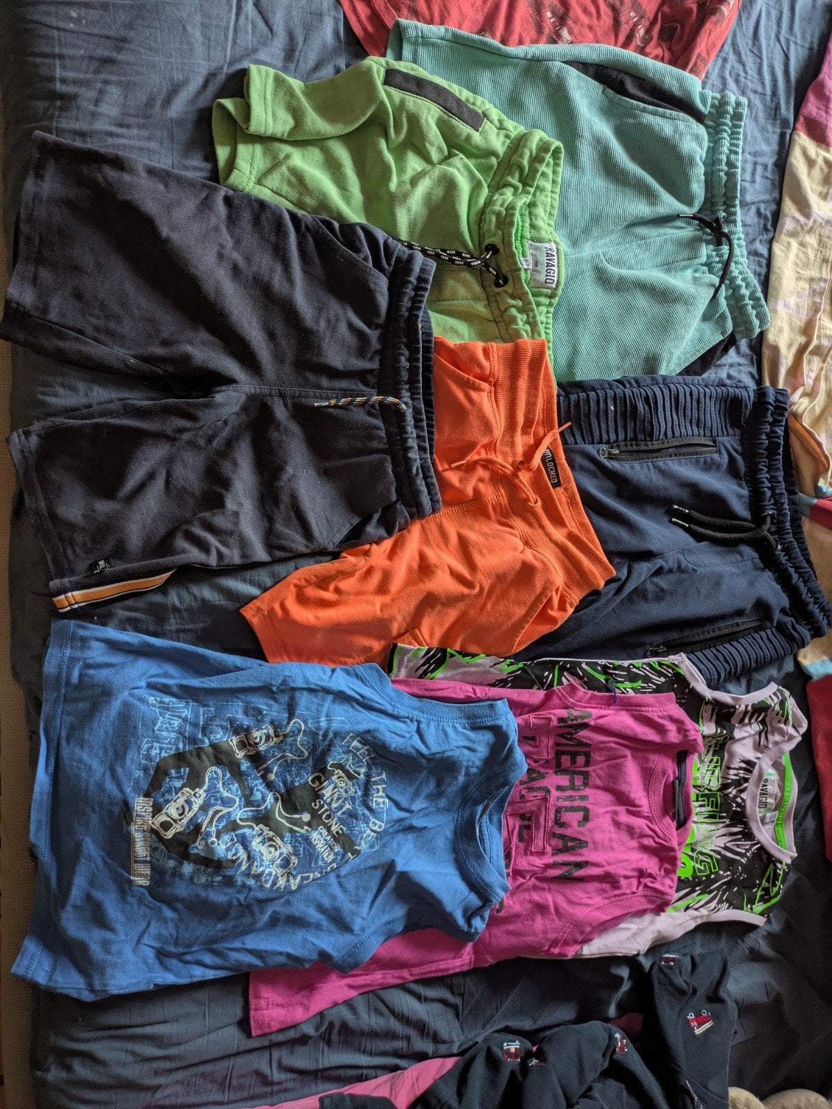 Jongenskleding pakket: shirts en shorts, Verzenden, Gebruikt
