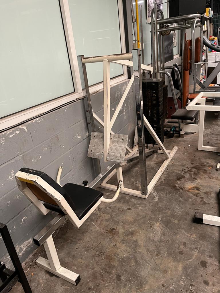 Zeer zware legpress voor intensieve beentraining, Sport en Fitness, Fitnessmaterialen, Ophalen of Verzenden, Gebruikt, Benen, Overige typen