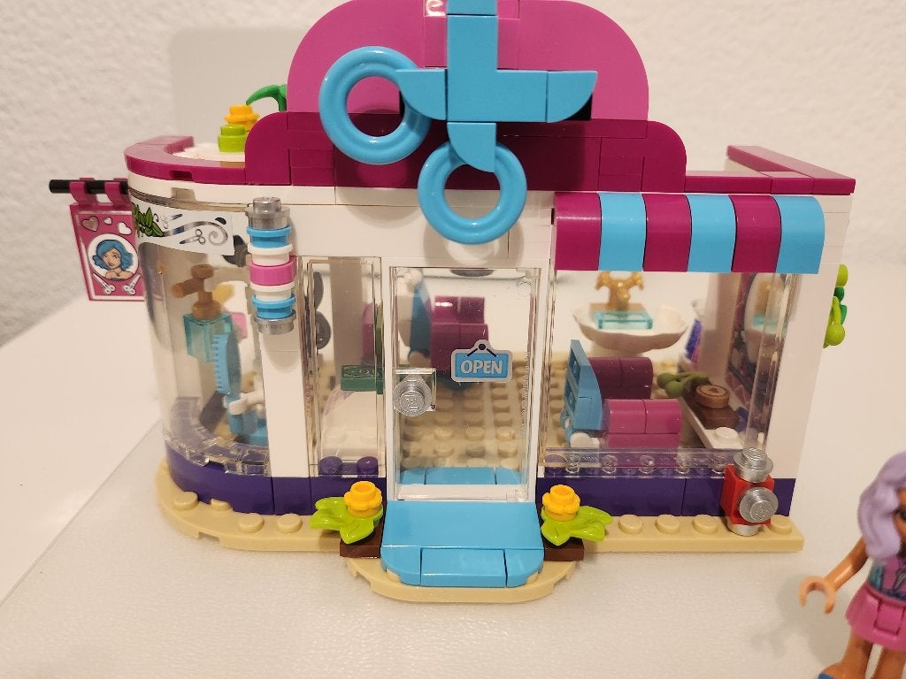 Lego friends 41391 kapsalon incl.boekje, Kinderen en Baby's, Overige thema's, Lego, Ophalen of Verzenden, Zo goed als nieuw