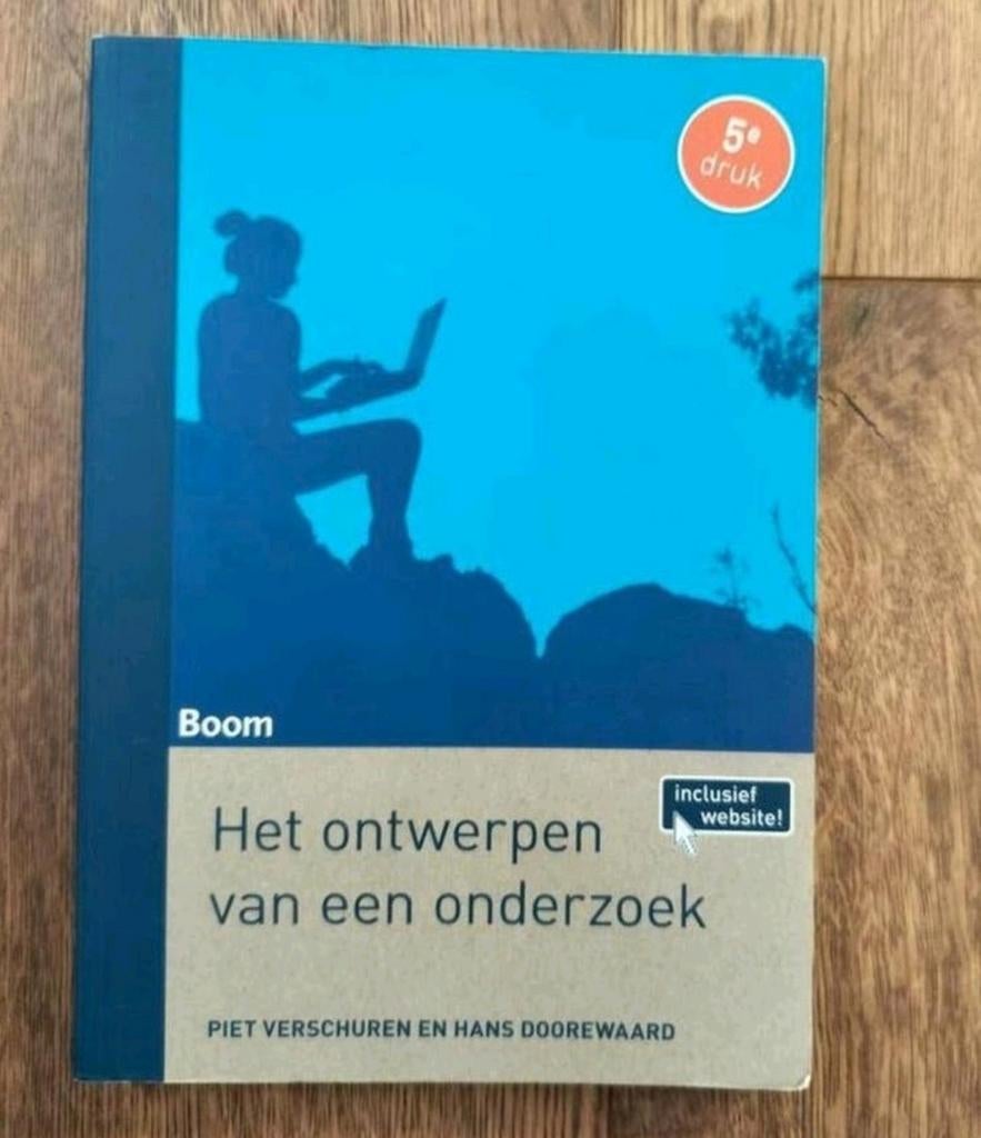 Het ontwerpen van een onderzoek - Verschuren & Doorewaard, Boeken, Piet Verschuren, Nieuw, Beta, HBO