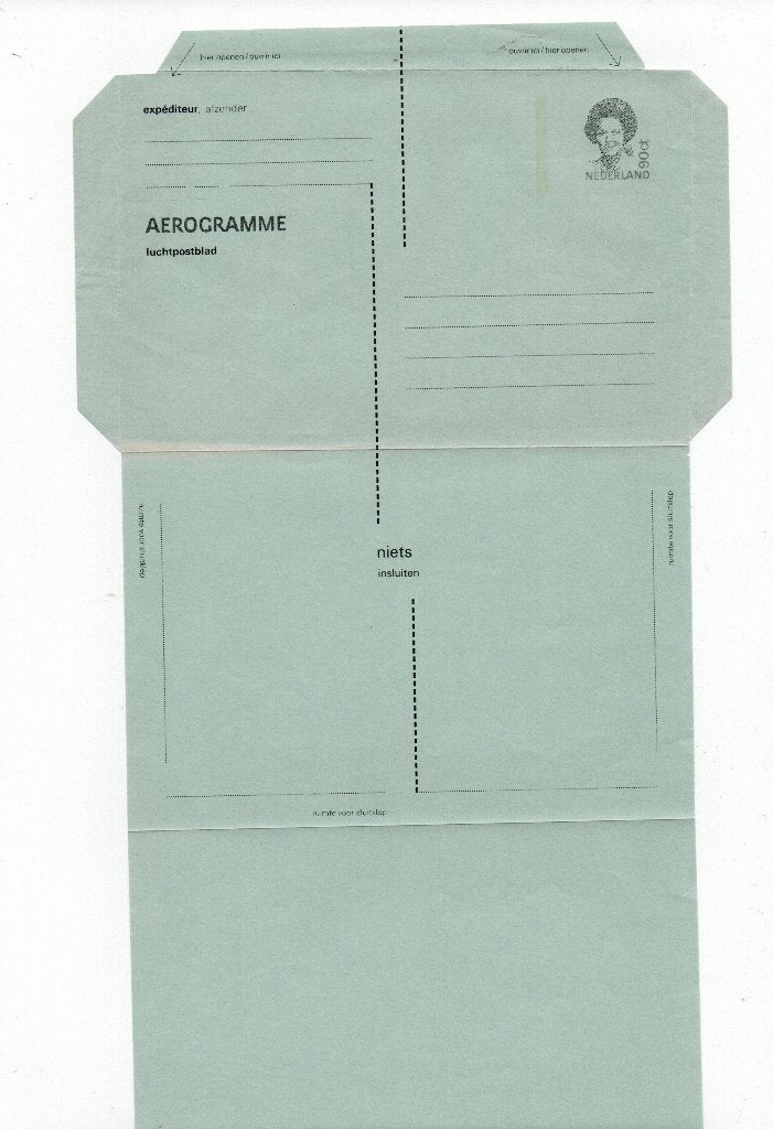 Postwaardestuk - Aerogramme Luchtpostblad, Geuzendam 27 **, Postzegels en Munten, Brieven en Enveloppen | Nederland, Ophalen of Verzenden