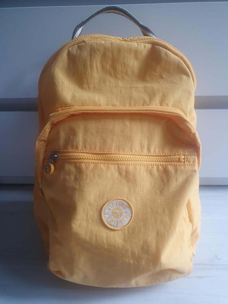 Kipling Seoul Backpack - Vibrant Yellow, Verzenden, Gebruikt, 40 cm of meer, Kipling