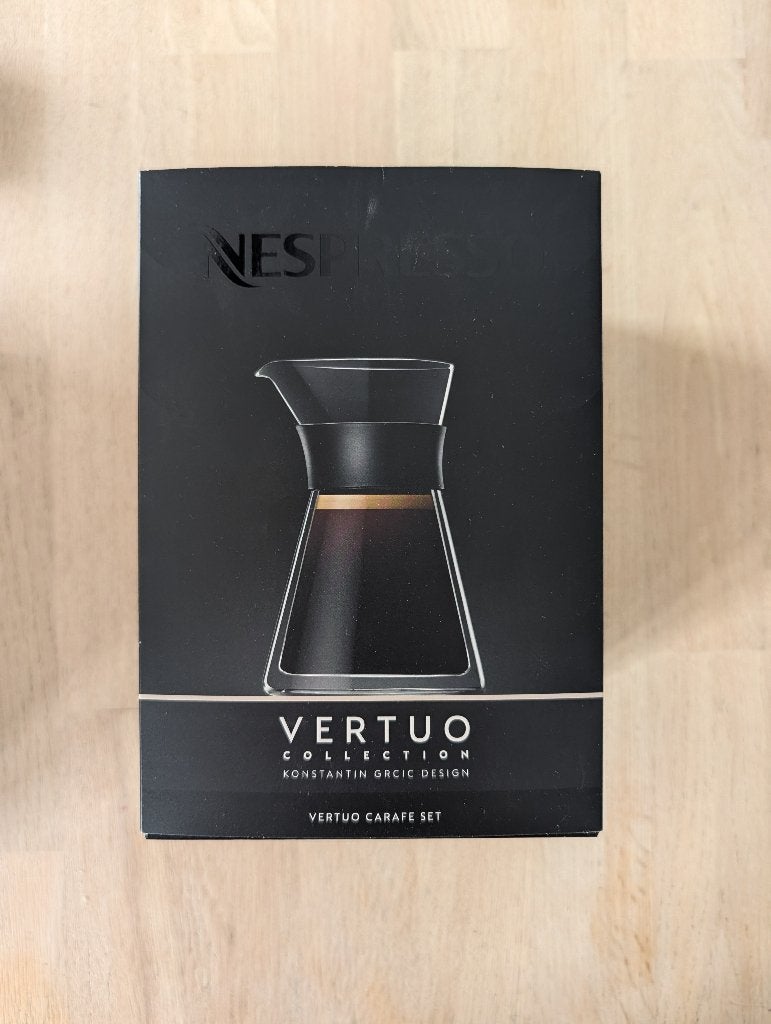 Nespresso Vertuo Carafe Set, Ophalen of Verzenden, Nieuw, Overige modellen, Koffiepads en cups
