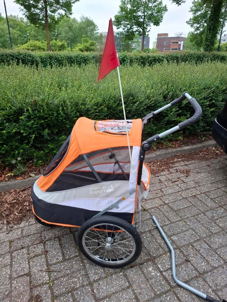 Innopet Sporty Dog Trailer, Dieren en Toebehoren, Honden-accessoires, Ophalen, Zo goed als nieuw