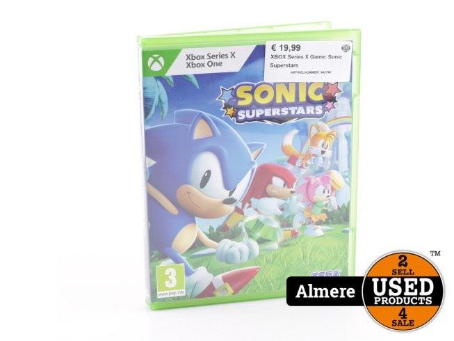 XBOX Series X Game: Sonic Superstars, Microsoft, Zo goed als nieuw, Support@microsoft.com, Microsoft Corporation
One Microsoft Way
Redmond, WA 98052-6399
USA