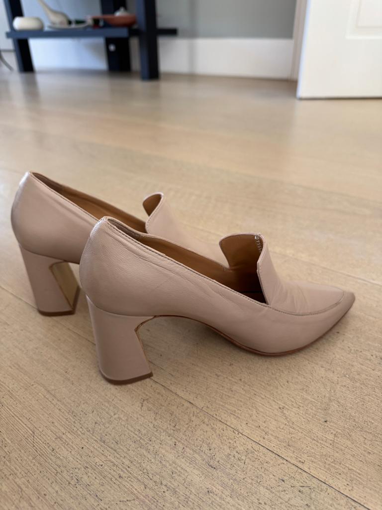 Pumps Paul Noyen hoge hak beige naturel mt 37,5, Kleding | Dames, Schoenen, Ophalen of Verzenden, Zo goed als nieuw, Beige, Pumps