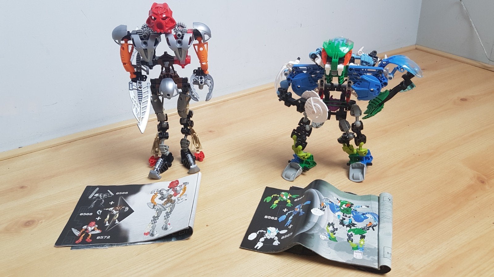 LEGO grote, samengestelde  Bionicles en 6 kleine Bionicles, Ophalen of Verzenden, Zo goed als nieuw, Lego, Bionicle