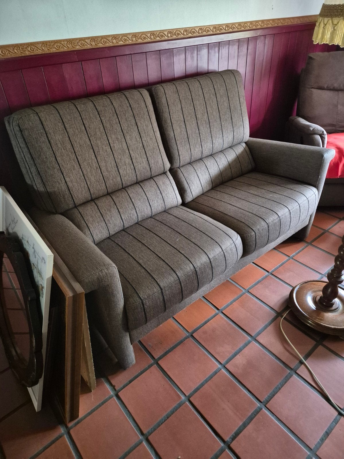 2 persoons bankje en 2 losse fauteuils. Mag apart verkocht, Huis en Inrichting, Banken | Bankstellen, Ophalen, 75 tot 100 cm, Tweepersoons
