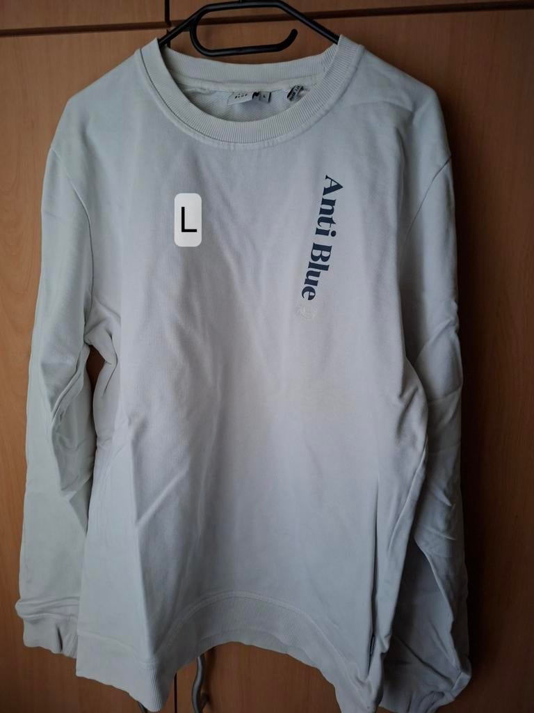 Witte Anti blue sweater, Kleding | Heren, Truien en Vesten, Ophalen of Verzenden, Gedragen, Maat 48/50 (M), Wit