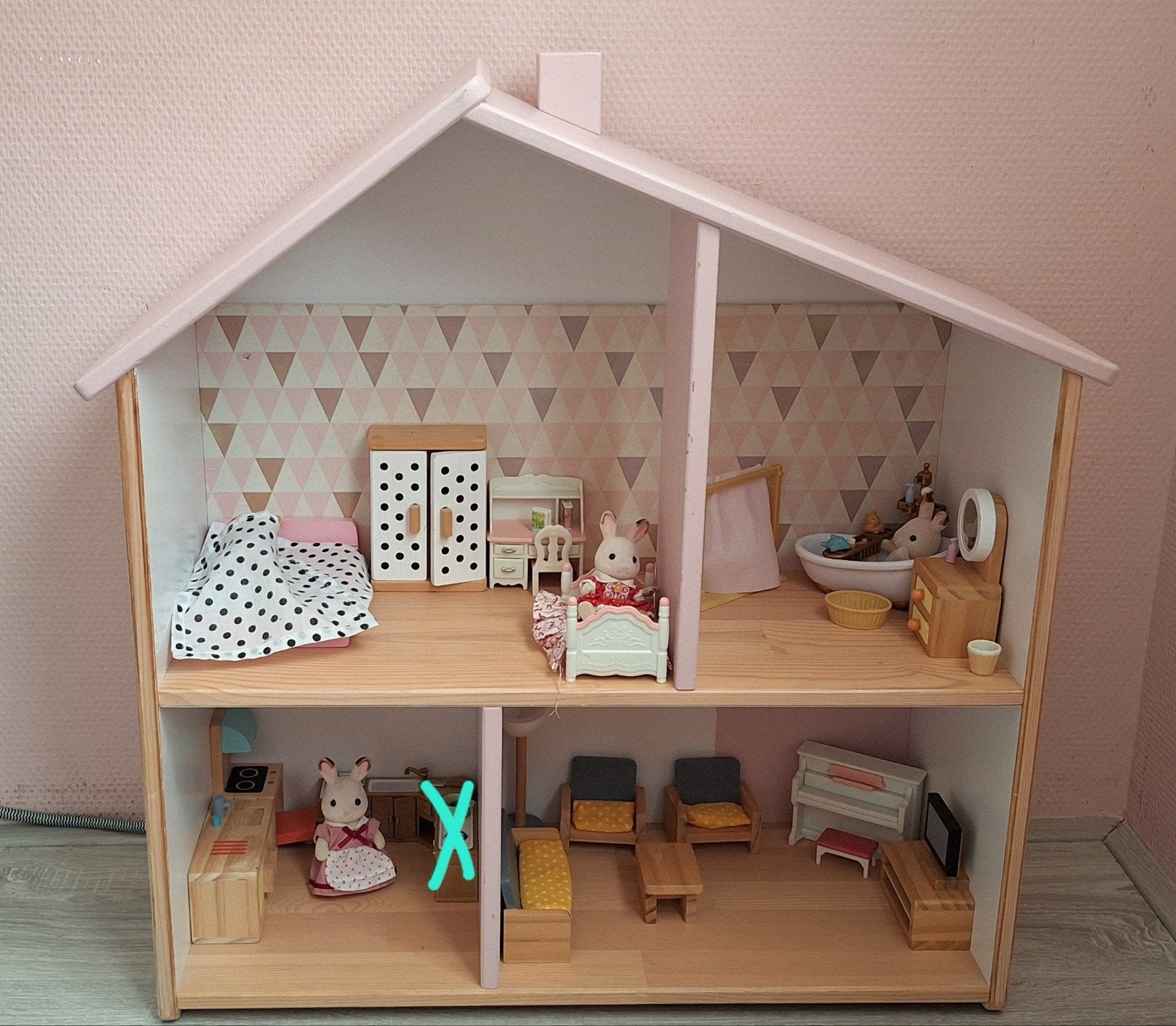 Poppenhuis met Sylvanian Families, Kinderen en Baby's, Speelgoed | Poppenhuizen, Ophalen, Poppenhuis