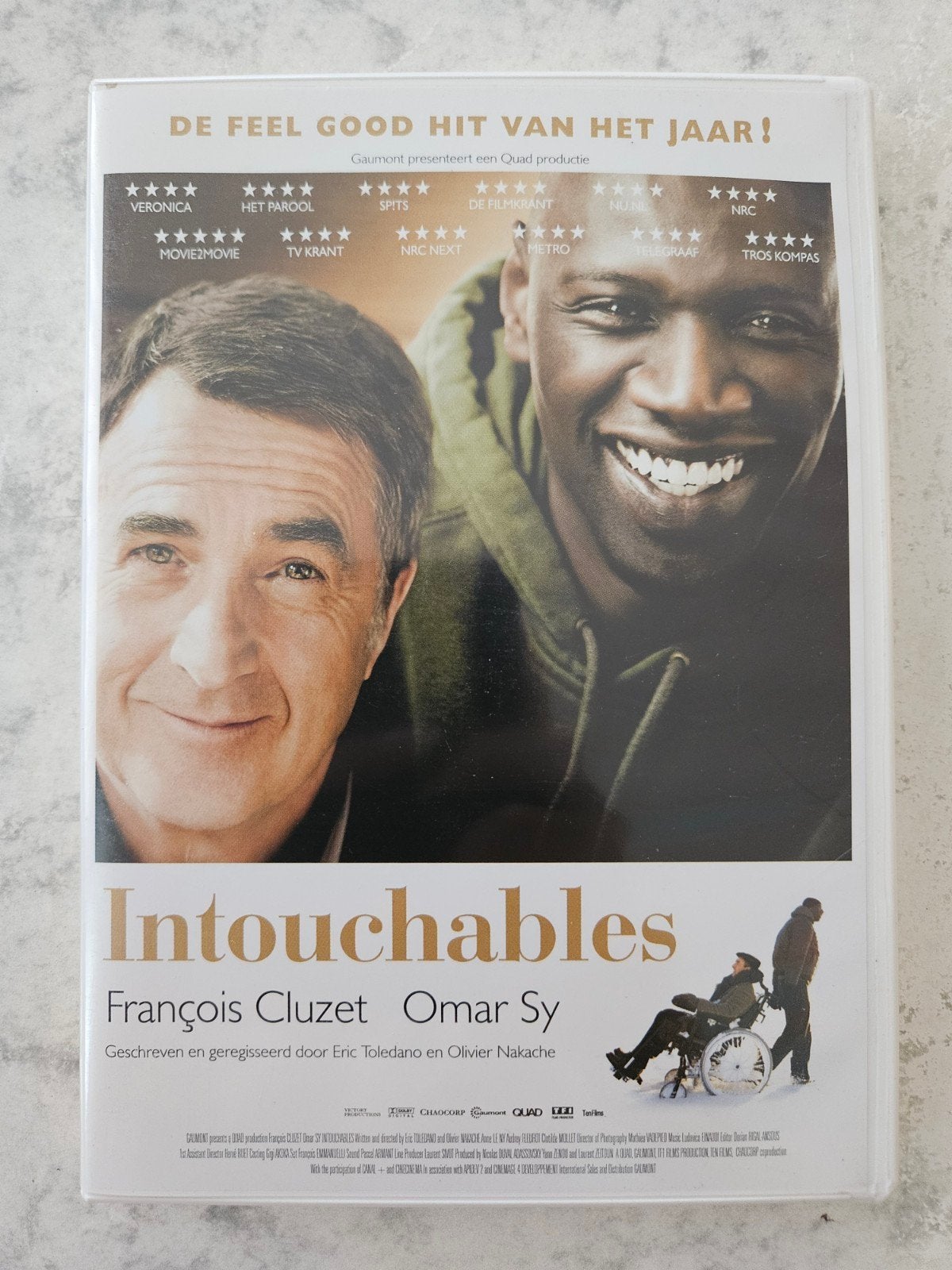 DVD Intouchables, Cd's en Dvd's, Alle leeftijden, Ophalen of Verzenden, Zo goed als nieuw
