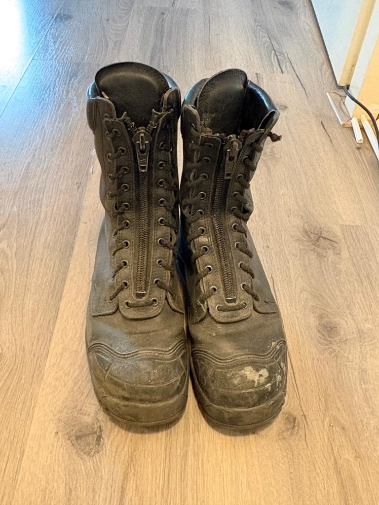 Legerschoenen maat 41/42, Zwart, Boots, Nieuw, Ophalen of Verzenden
