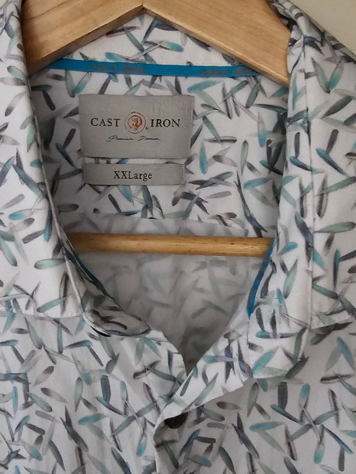 Stijlvol Cast Iron overhemd in maat XXL, zo goed als nieuw., Blauw, Ophalen of Verzenden, Zo goed als nieuw, Overige halswijdtes
