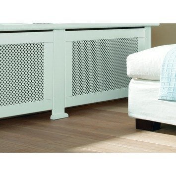 CanDo Radiatorbekleding ombouw Ancona Wit MDF 100x60 cm(16A), Ophalen, Nieuw, Wit, Laminaat