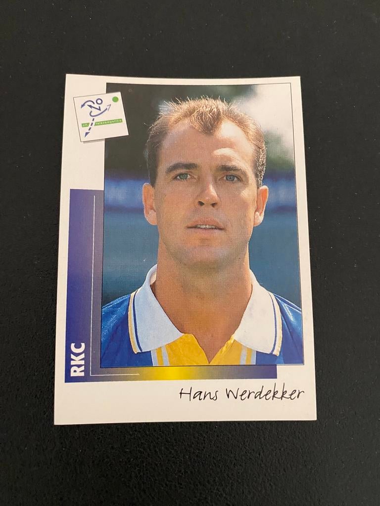 Hans Werdekker - RKC Waalwijk - Panini Voetbal 96, Verzamelen, Ophalen of Verzenden, Zo goed als nieuw, Overige binnenlandse clubs