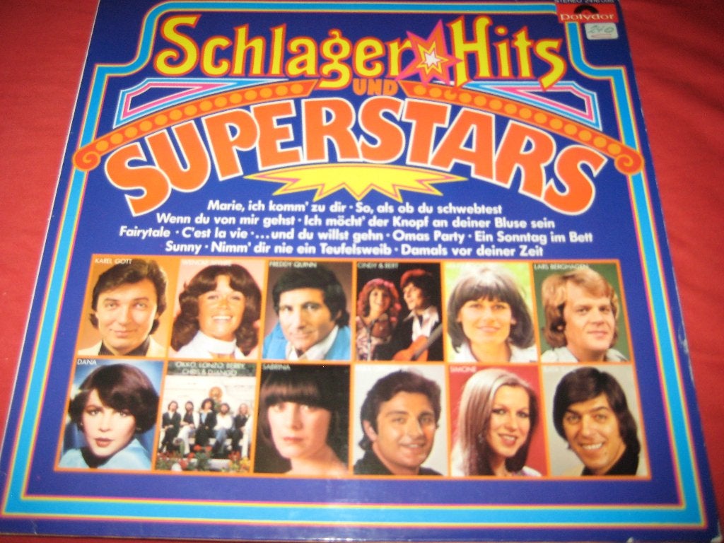 LP, Schlagerhits + Superstars, Ophalen of Verzenden, Zo goed als nieuw, LP