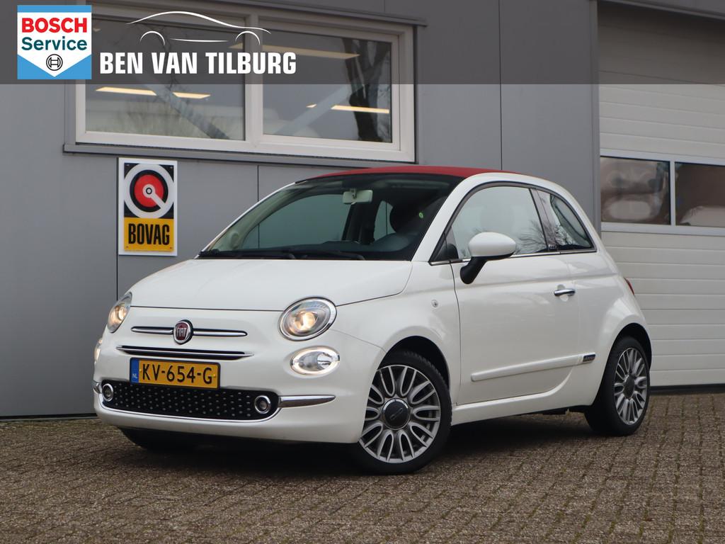 Fiat 500C 0.9 TwinAir Turbo Lounge / Parkeersensoren / NAP /, Stof, Gebruikt, Cabriolet, Elektrische ramen