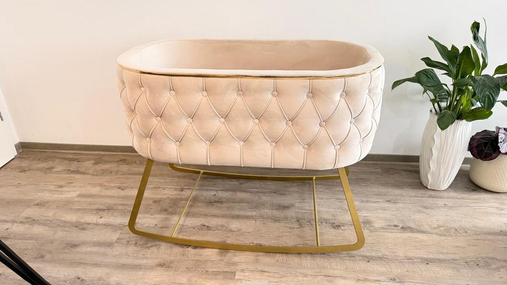 Baby wieg / babybed – zo goed als nieuw | super stevig, Ophalen, Zo goed als nieuw, Wieg