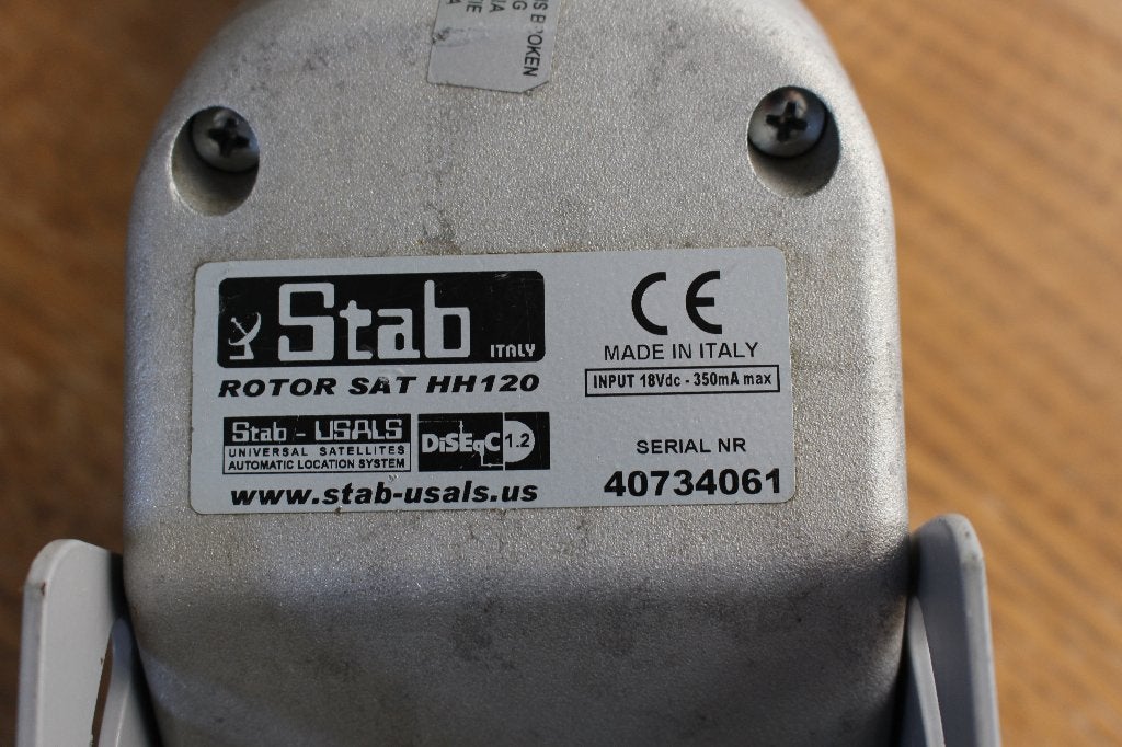 Stab HH120 satellite rotor, Ophalen, Niet werkend