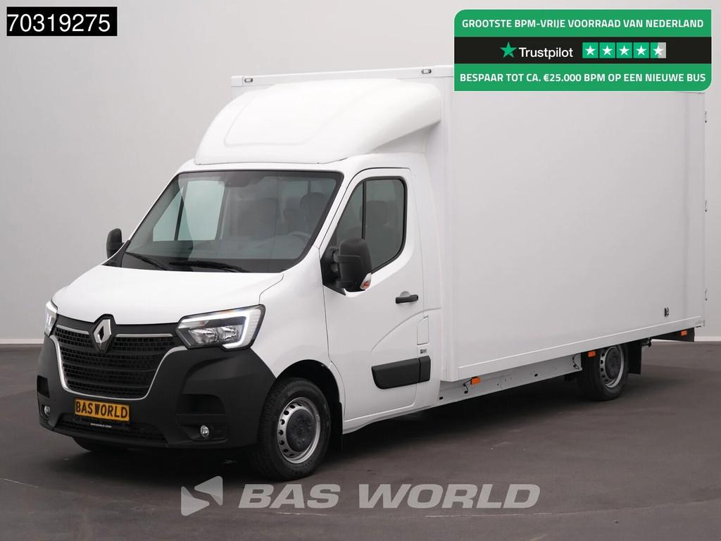 Renault Master 165PK BPM VRIJ Lowliner Bakwagen Navi LED Air, Auto's, Bestelauto's, Stof, Euro 6, 4 cilinders, 2500 kg