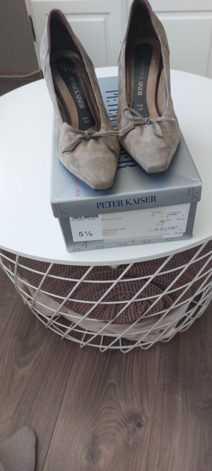 Peter Kaiser suède pumps - maat 38,5 - goede staat, Ophalen