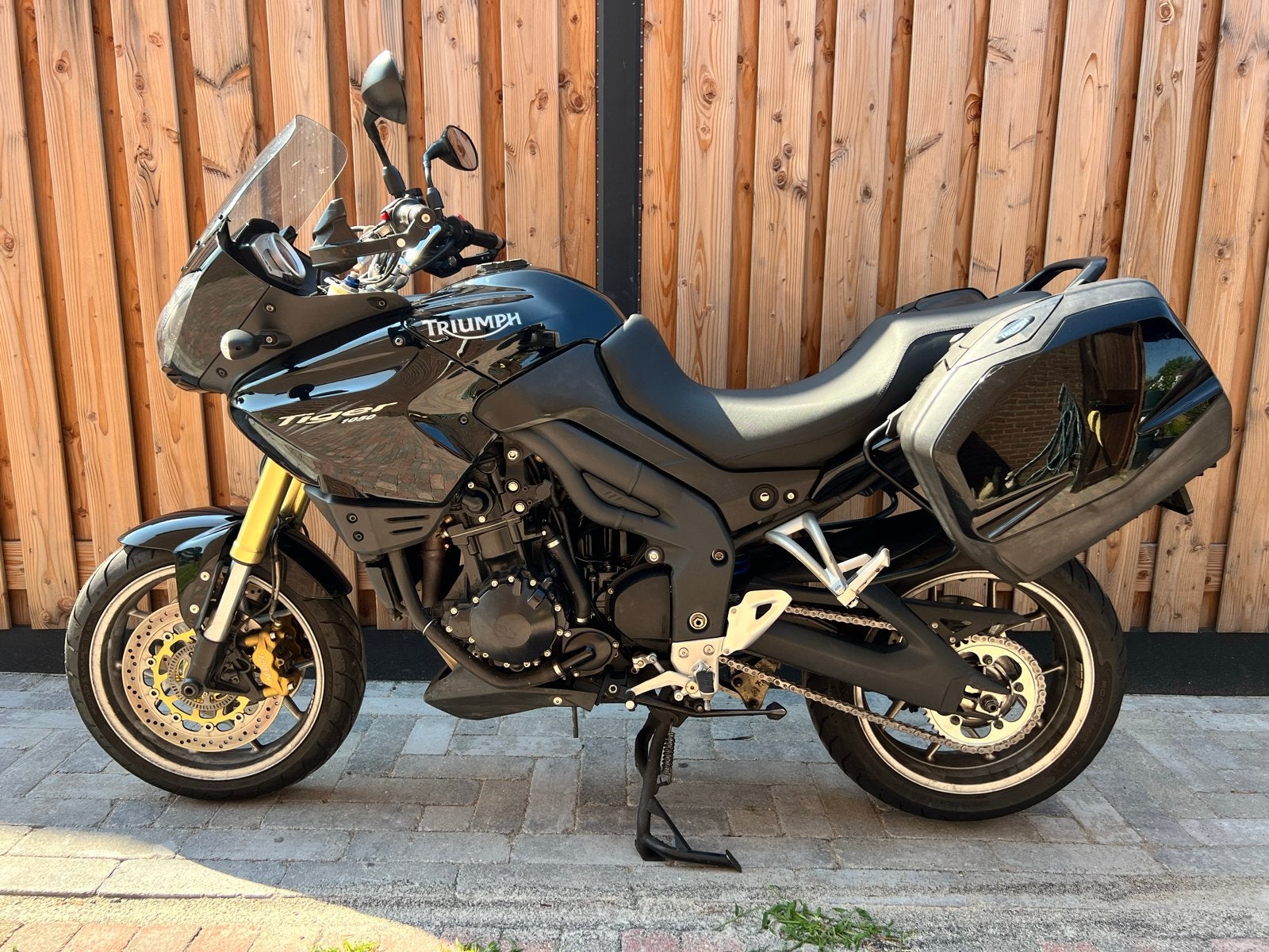 Triumph Tiger 1050 abs 2008 Sportieve Toermotor met Koffers, Sportuitlaat, Motorrijbewijs A, Gebruikt, 3 cilinders