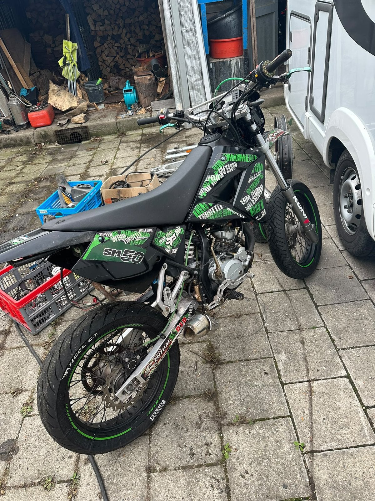 CPI SM50 2007 | 2x Kenteken + onderdelen | 50/80 cc project, 6 versnellingen, Gebruikt, 50 cc, Ophalen