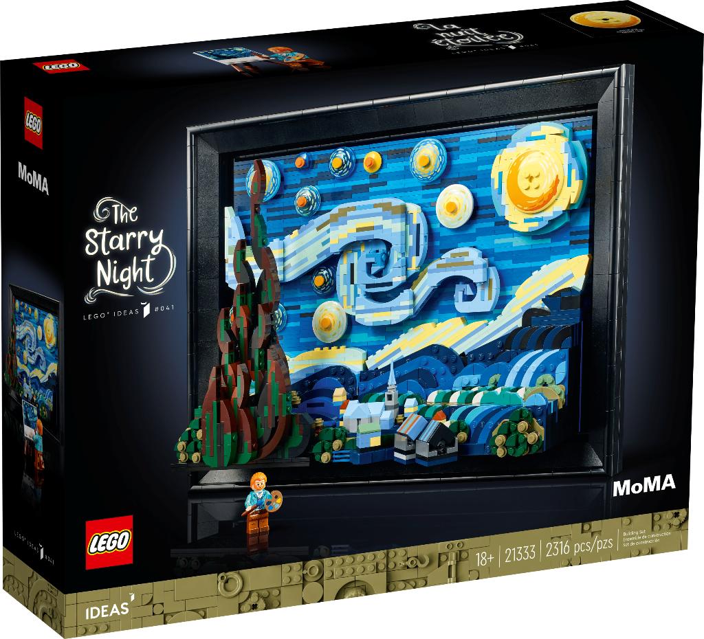 Lego Ideas 21333 Vincent van Gogh - De Sterrennacht NIEUW, Lego, Lego, Nieuw, Ophalen of Verzenden