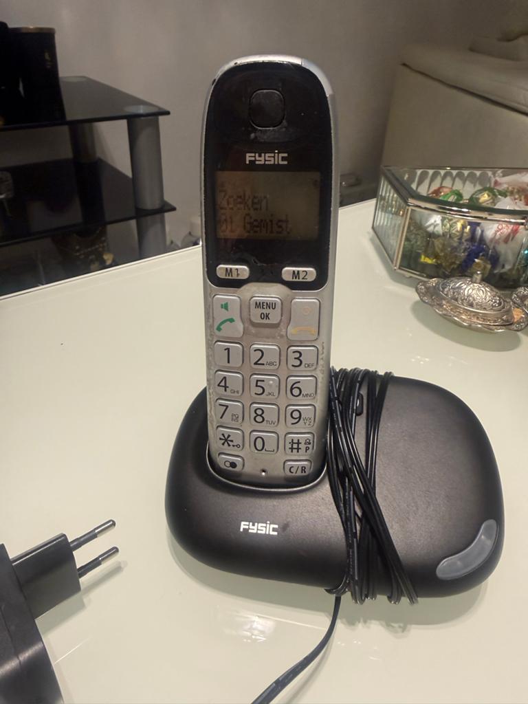 Fysic FX-5700 DECT Telefoon - Draadloos en Gebruiksvriendeli, Ophalen of Verzenden, Zo goed als nieuw, 1 handset