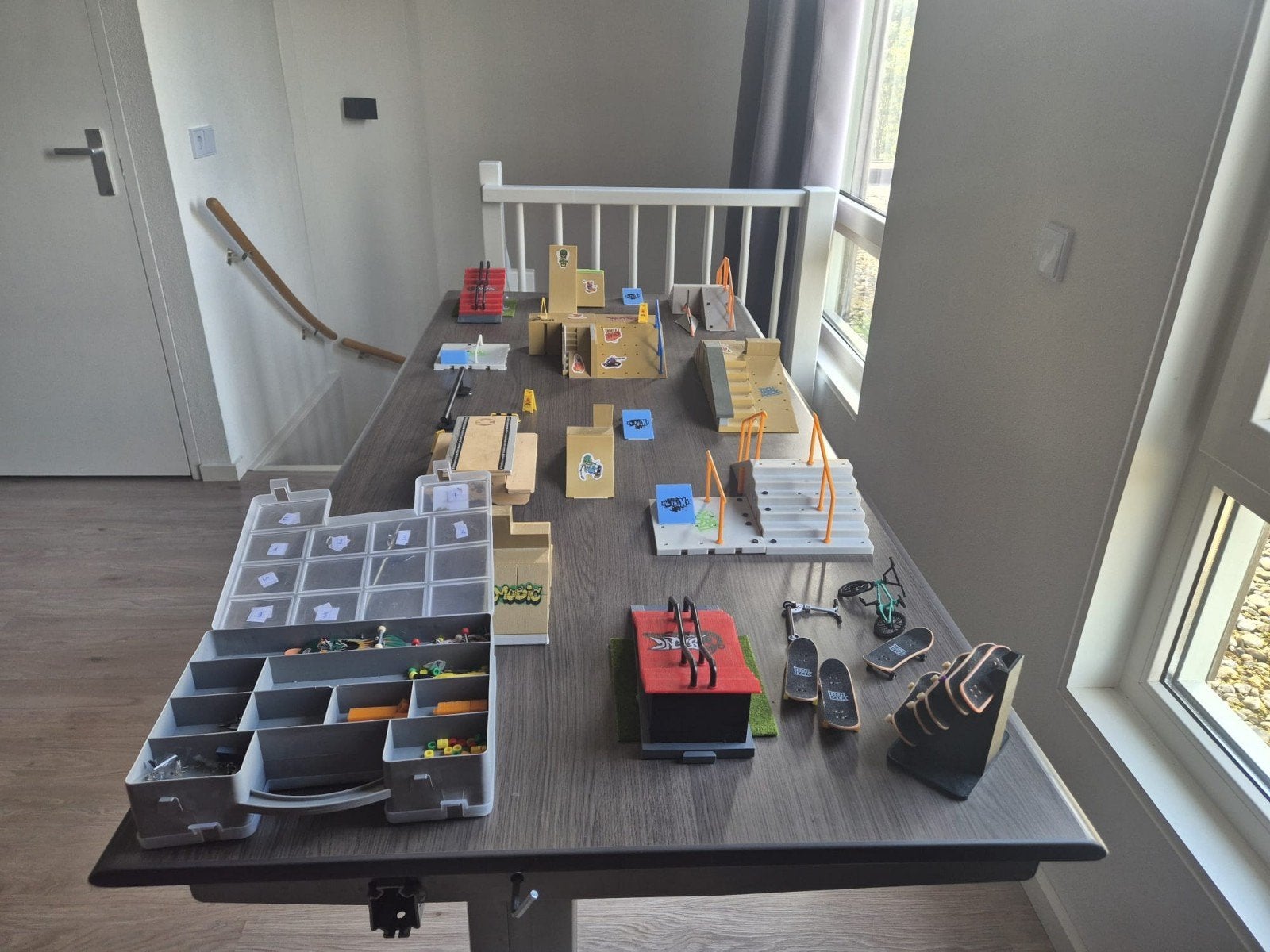 Grote Tech Deck Fingerboard Skatepark Collectie, Ophalen, Gebruikt