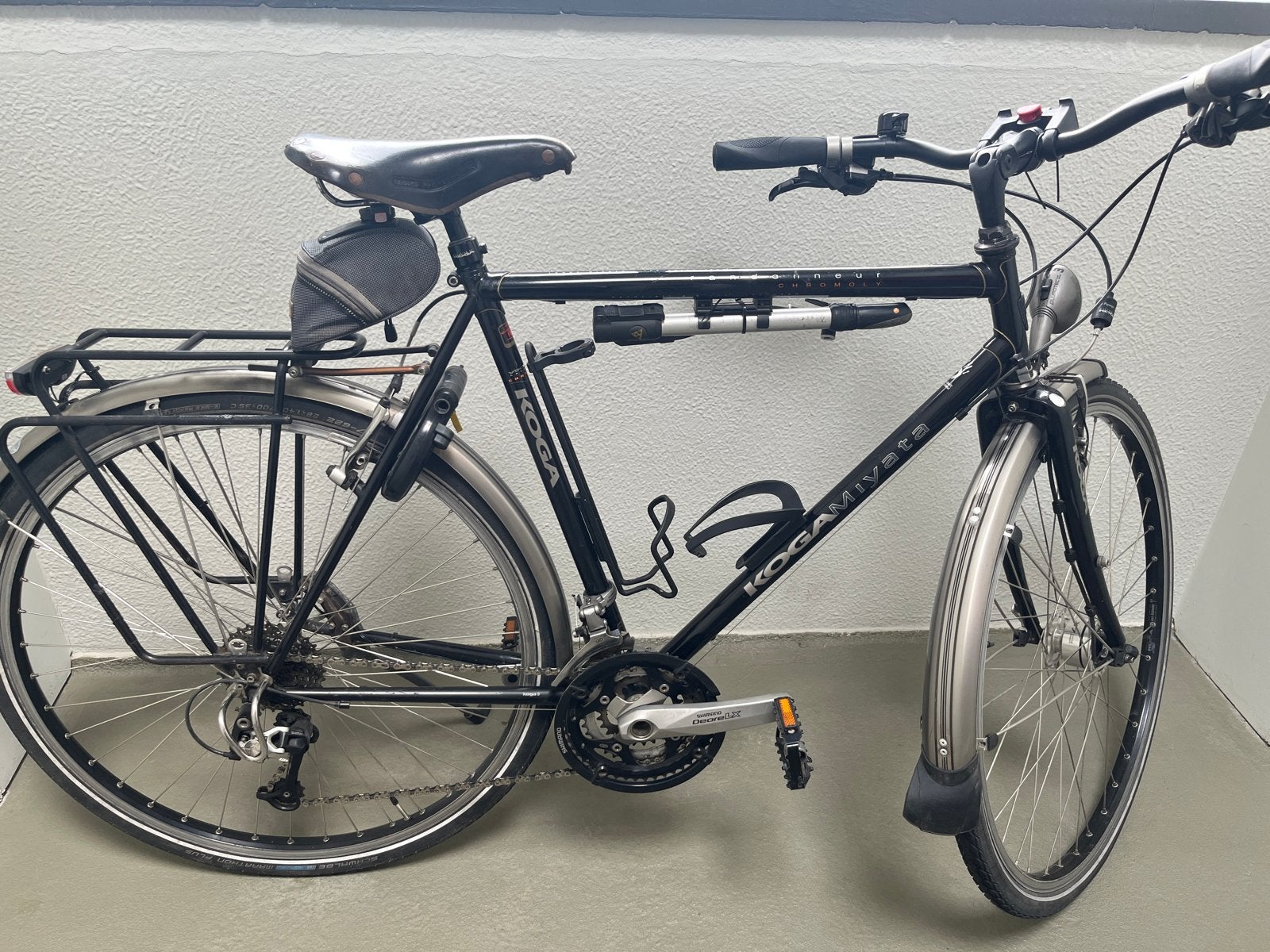 Koga Miyata randonneur Deore LX en TX, Gebruikt, Velgrem, Versnellingen, 53 tot 57 cm
