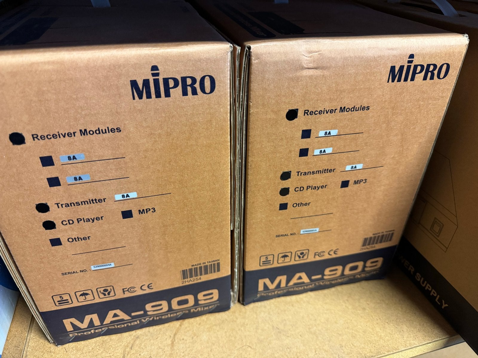 2x MIPRO MA-909 Professionele Draadloze Mixer, Ophalen, Nieuw