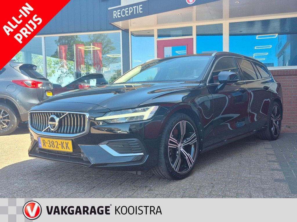 Volvo V60 2.0 T6 Twin Engine AWD R-Design|Carplay|360°, Auto's, Volvo, Bedrijf, Te koop, V60, 4x4, ABS, Achteruitrijcamera, Airbags