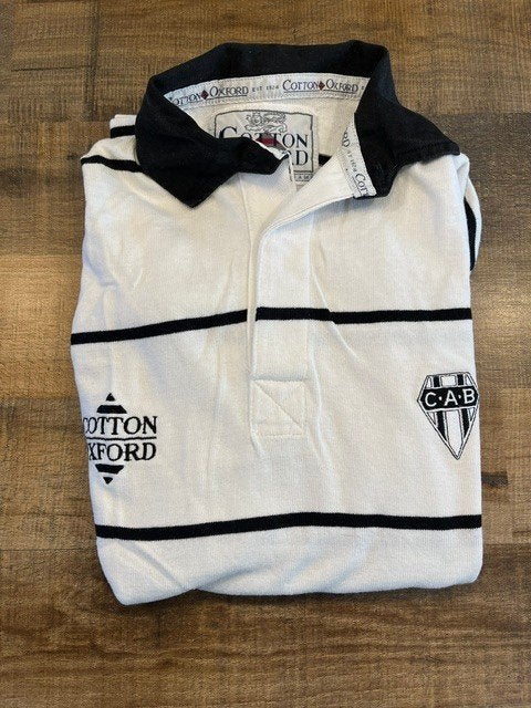 Vintage Cotton Oxford C.A. Brive rugby shirt small, Verzenden, Nieuw, Kleding