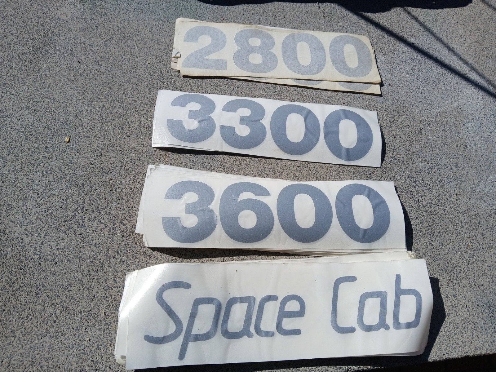 Stickers SpaceCab 2800 3300 3600 DAF, Ophalen of Verzenden, Nieuw