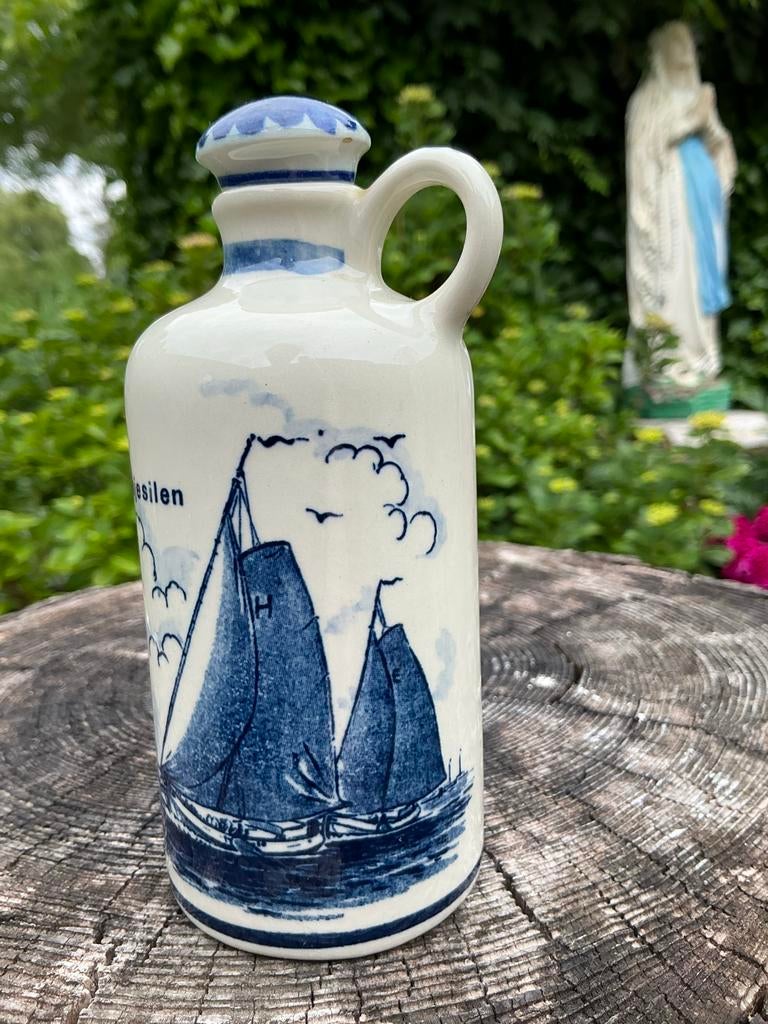 Delfts Blauw Kruikje Skûtsjesilen ❤️ Batavus Intercycle, Ophalen of Verzenden