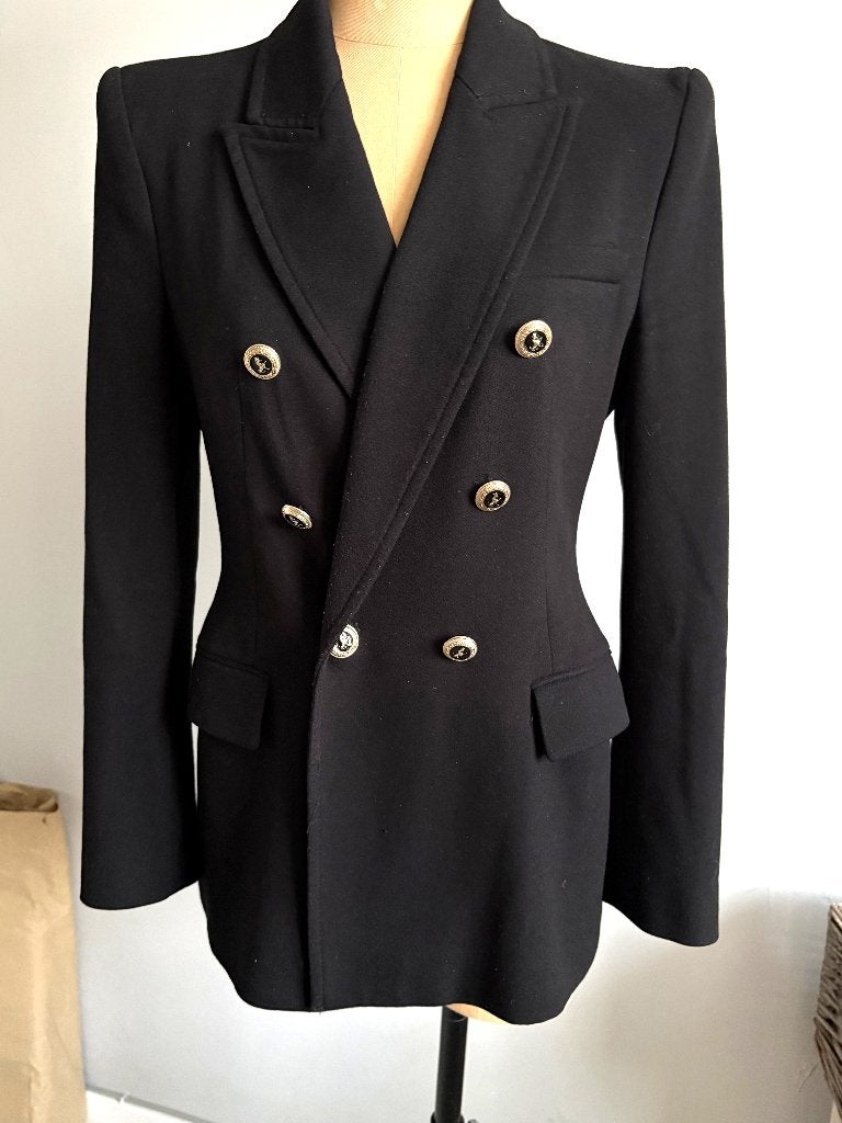 Mooi zwart Zara jasje / colbertje maat S in goede staat, Kleding | Dames, Jasjes, Kostuums en Pakken, Ophalen of Verzenden, Jasje