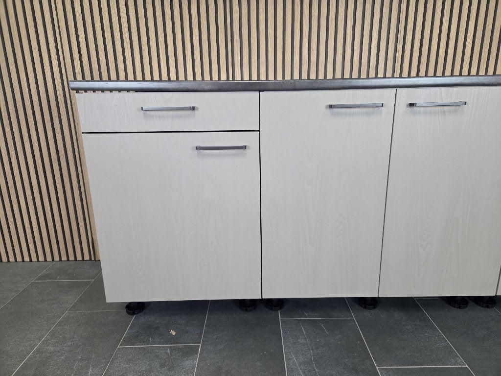 NIEUWE Q-Line ARTEGO Keuken ca. 210 cm breed / INNOVARE, Overige kleuren, Nieuw, Enkelwandige keuken, Kunststof