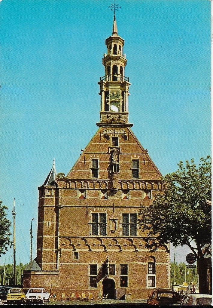 Hoorn hoofdtoren gelopen ansichtkaart ( a133 ), Ophalen of Verzenden, 1980 tot heden, Noord-Holland