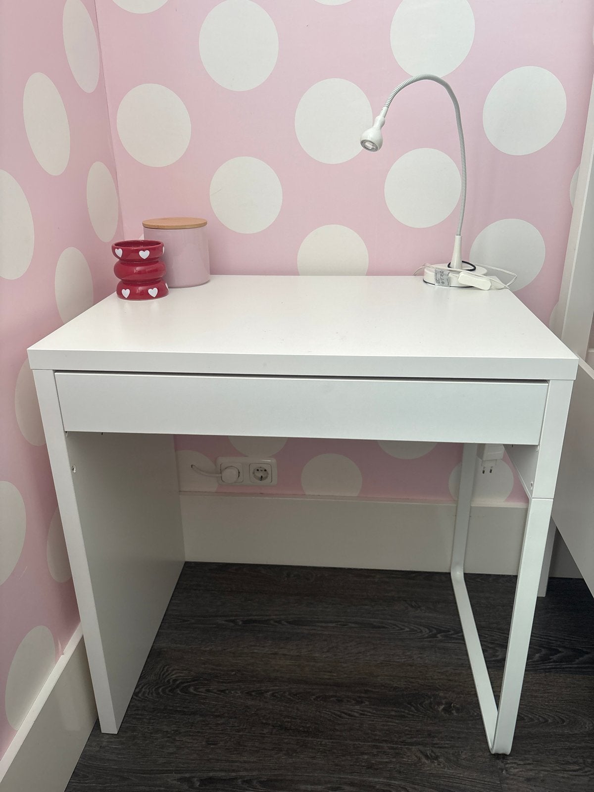 Wit kinderbureau met lade - Ideaal voor studie of hobby, Ophalen, Gebruikt, Met lades, Overige merken