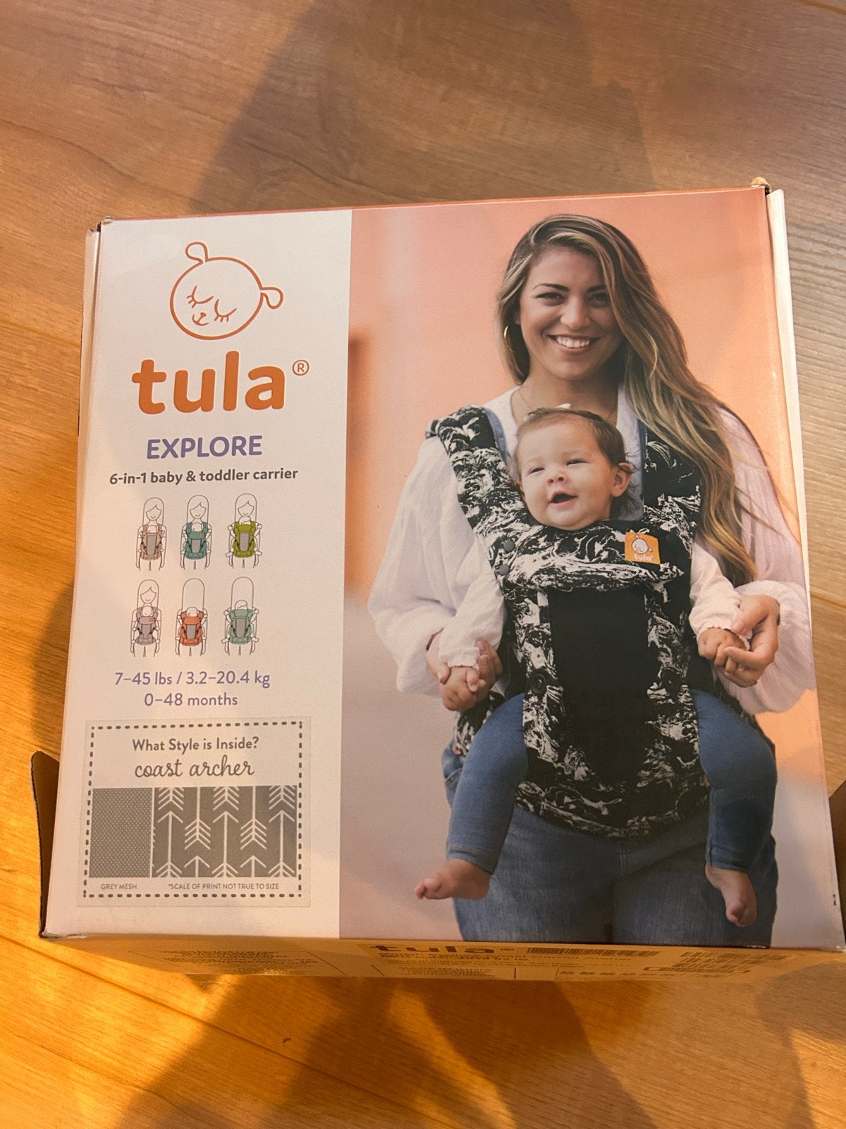 Tula Explore 6-in-1 Baby & Toddler Draagzak Coast Archer, Overige merken, Ophalen of Verzenden, Zo goed als nieuw, Buik, Rug of Zij