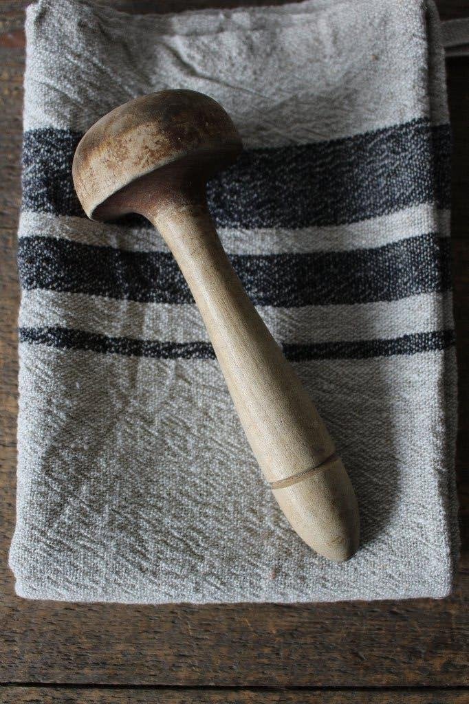 Oud brocante houten stampertje *Pronck & Praal*, Ophalen of Verzenden