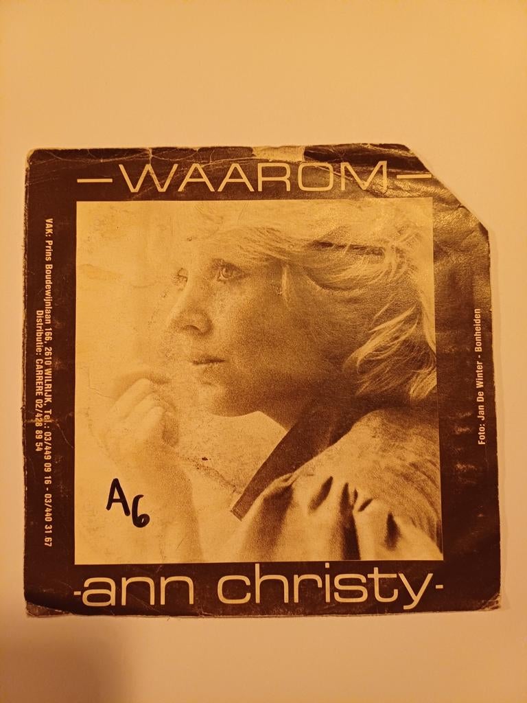 Ann Christy - Waarom, 7 inch, Single, Ophalen of Verzenden, Zo goed als nieuw