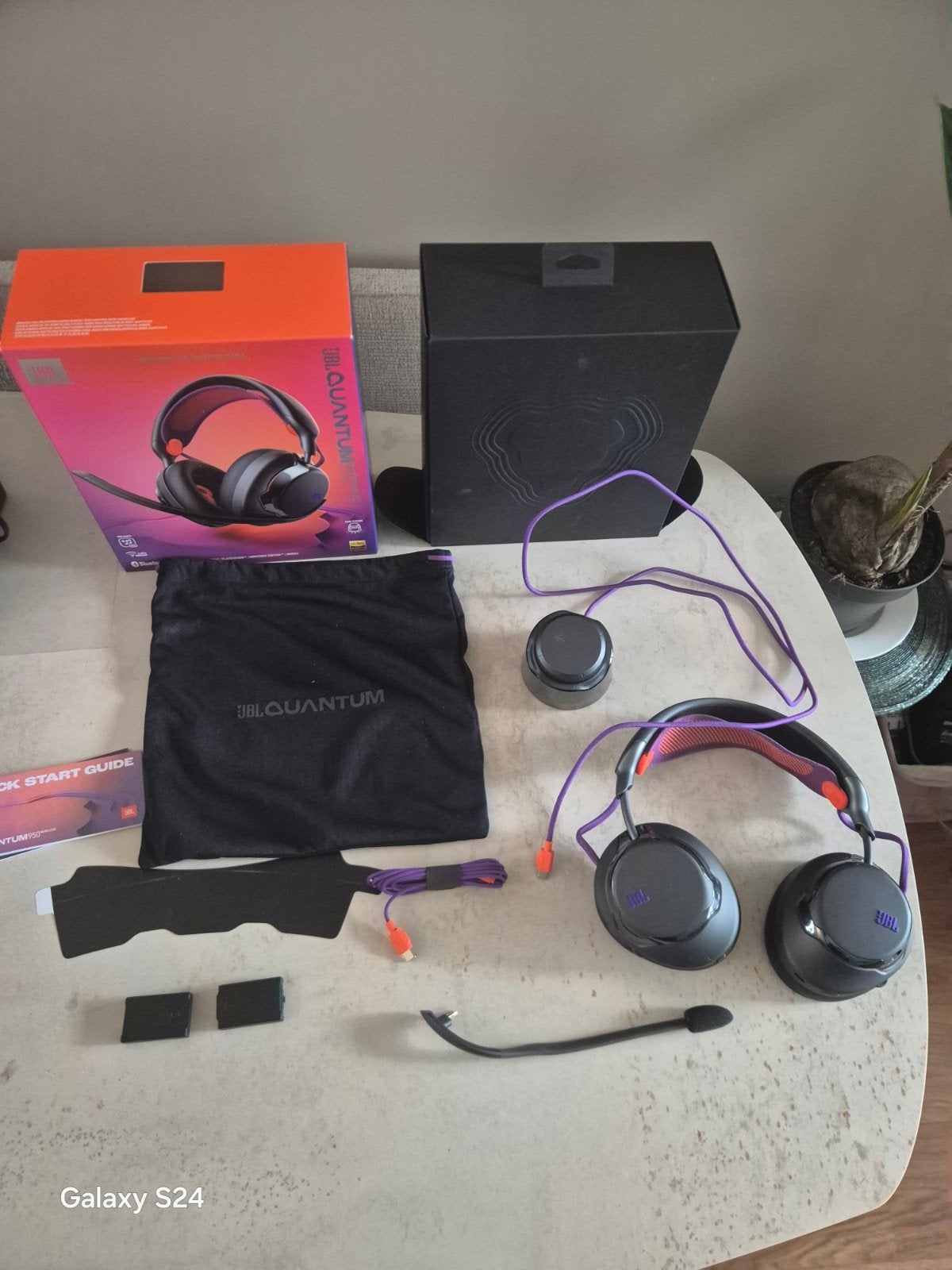 JBL Quantum 950 caming headset., Overige merken, Zo goed als nieuw, Draadloos, Op oor (supra aural)