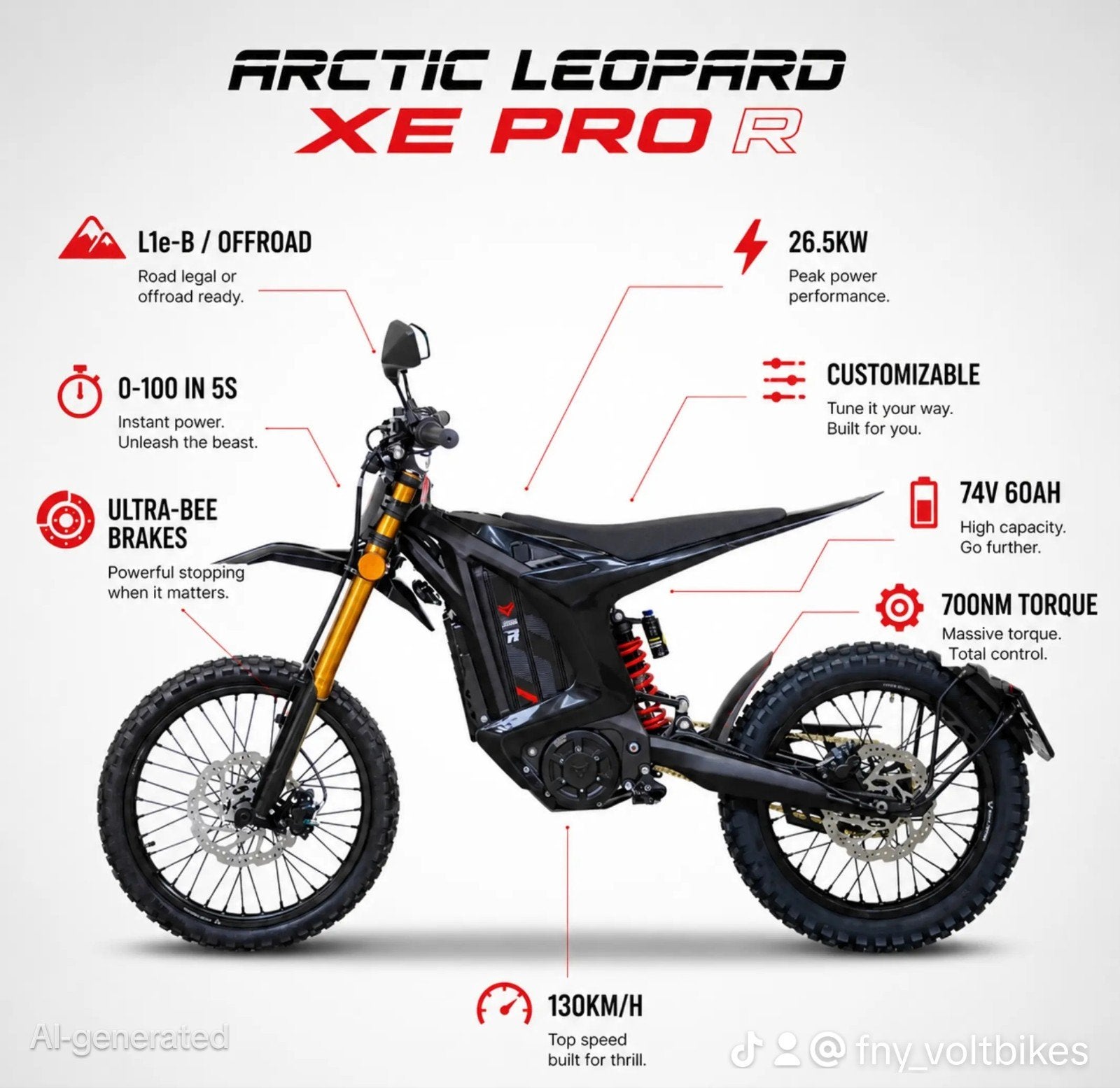 💥36PK € 130P/M Arctic Leopard Pro R/Ultra Bee Alternatief💥, Overige merken, Nieuw, Ophalen of Verzenden, 50 cc